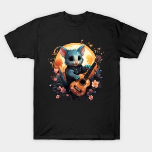 Sugar Glider Playing Guitar T-Shirt